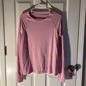 Pink gymshark long sleeve